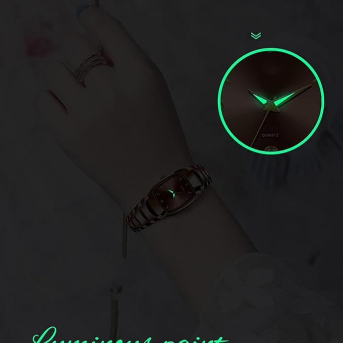 BESTKANG Watches for Women Small Square Face Ladies Watches Waterproof Tungsten Steel Dainty Dress Rectangle Exquisite Female Womens Bracelet Watch