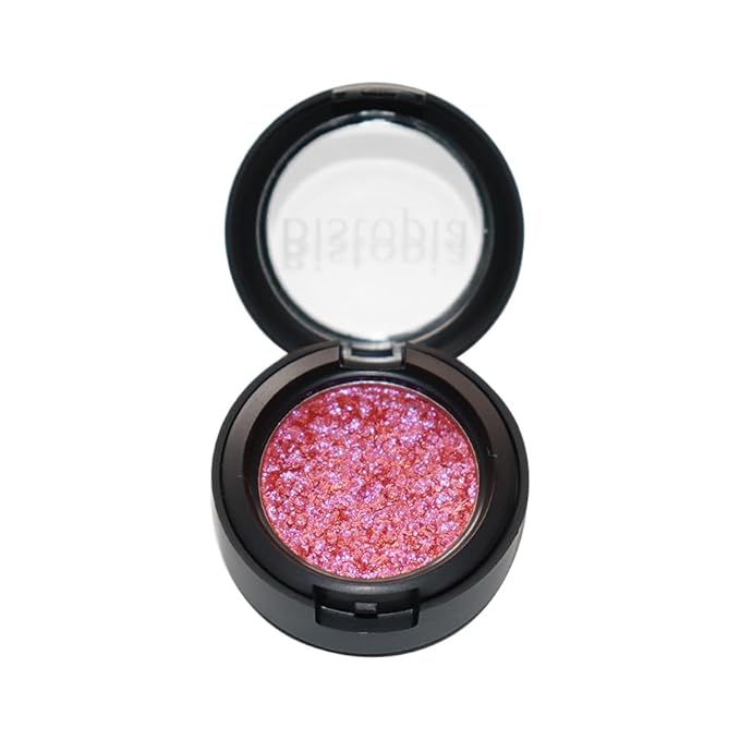 Bistopia Glitter Eyeshadow Collection, 14 Shades, Shimmer Pressed Powder, Metallic and Iridescent Colors (Oriel)
