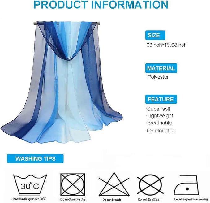 Xyueanlo Scarfs for Women Lightweight Fashion Floral Printed Scarves Neck Scarf Sunscreen Wraps Shawls