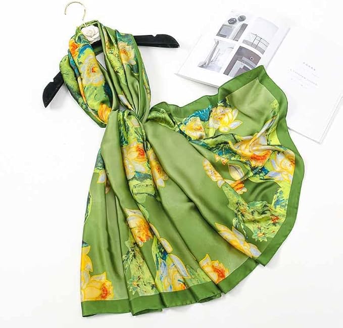 Xyueanlo Scarfs for Women Lightweight Scarves Fashion Print Floral Pattern Scarf Shawls