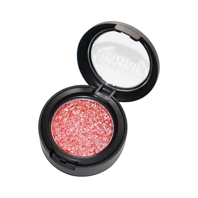 Bistopia Glitter Eyeshadow Collection, 14 Shades, Shimmer Pressed Powder, Metallic and Iridescent Colors (Monarch)