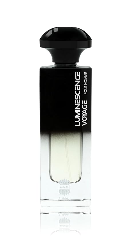 Ajmal Luminescence Voyage Homme Eau de Parfum for Men, 3.4 fl oz / 100 ml, Fresh Bold Masculine Fragrance, Long Lasting Men’s Perfume, Made in Dubai