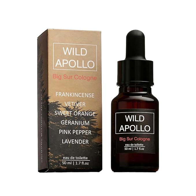 Wild Apollo Big Sur - Woody & Citrus Pheromone Perfume Oil,Long-Lasting 50ml
