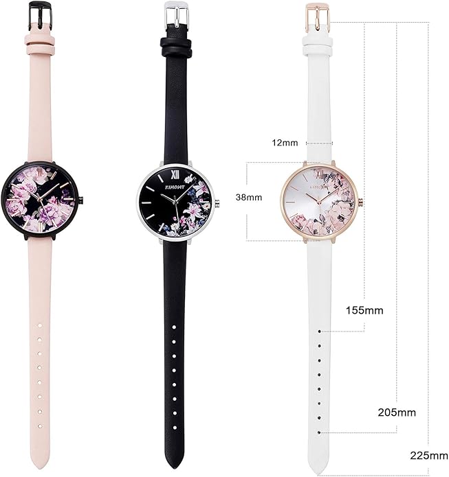 Women's Watches Leather Band Luxury Quartz Watches Waterproof Fashion Creative Wristwatch for Women Ladies