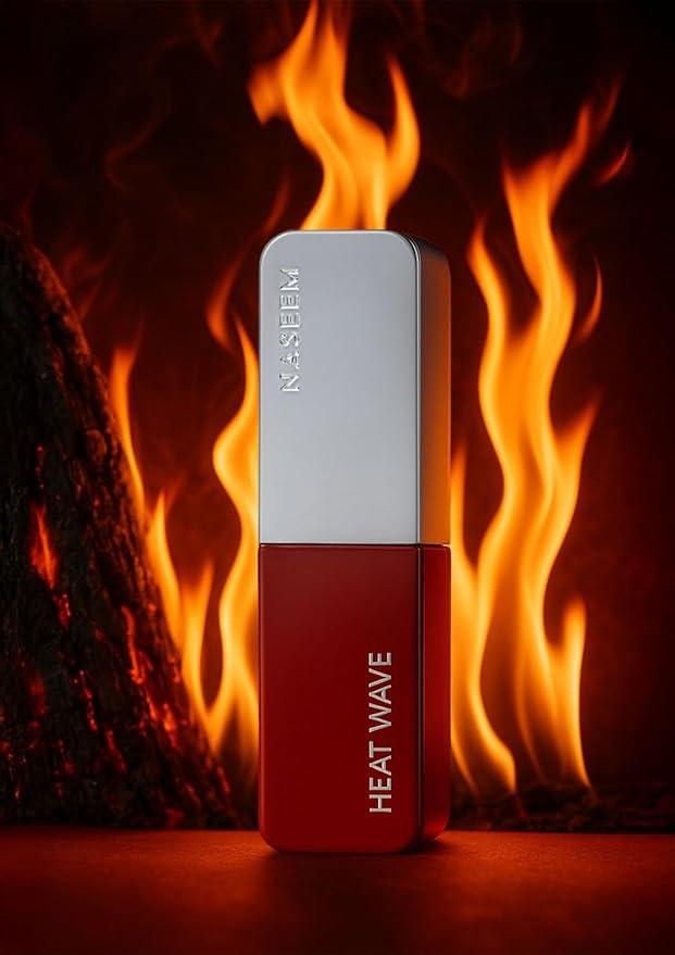 NASEEM Heat Wave for Men – 80ml Long-Lasting Spicy-Aromatic Perfume with Black Pepper, Elemi, Bergamot, Grapefruit, Lavandin, Cedarwood, Vetiver & Ambergris – Bold & Invigorating Masculine Fragrance