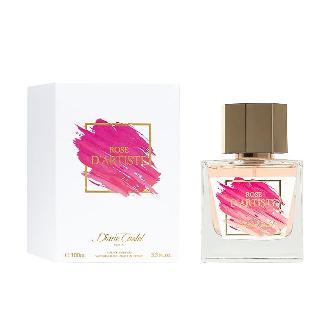 Rose d'Artiste - Fresh Floral Fragrance - Perfume for Women - Women Perfume with Bergamot, Blackcurrant, Jasmine Notes - 3.3 oz