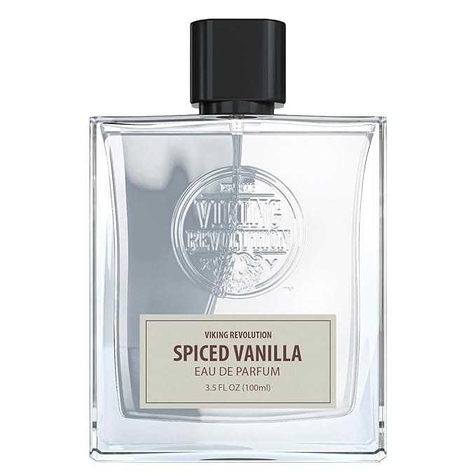 Viking Revolution Spiced Vanilla Cologne for Men - Eau de Parfum - Sweet and Spiced Perfume with Gourmand Notes of Musk, Tonka Bean, Vanilla, Cream - Gifts for Men 3.5 Fl Oz