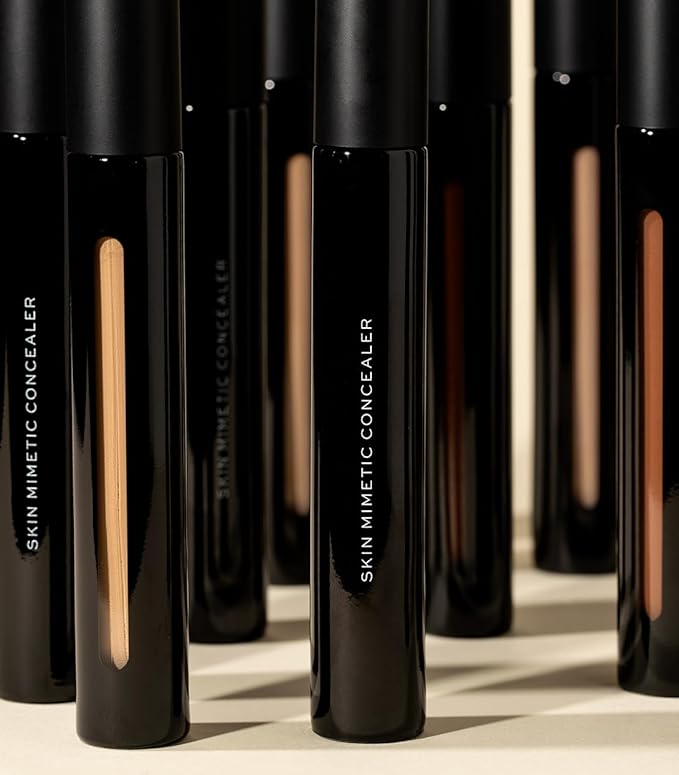 MAKE Beauty Skin Mimetic Concealer Buildable Medium Coverage Hydrating Concealer for Dark Circles Spot Concealing Brightening Crease-Free, Including Mature Skin. Radiant Finish. 10 Medium Tan Neutral