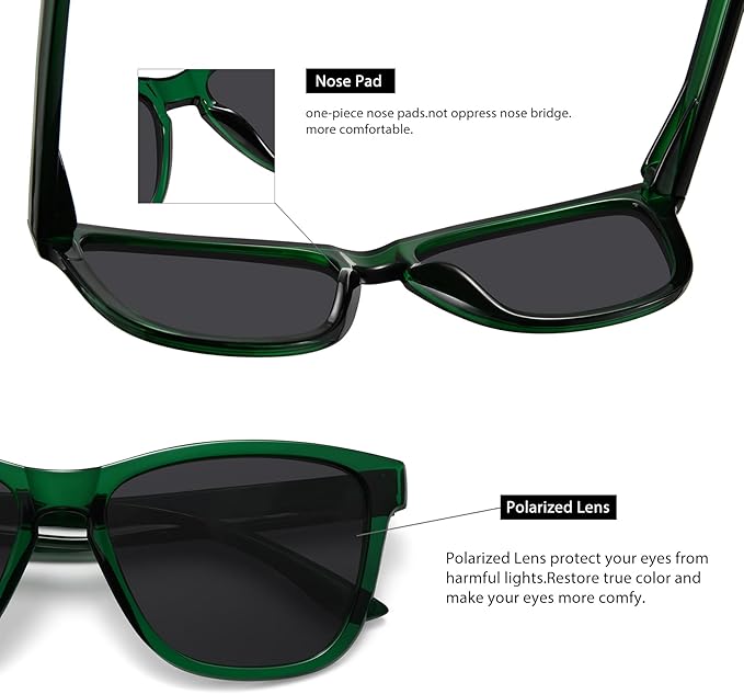 MEETSUN Polarized Sunglasses for Women Men Trendy Classic Retro Designer Style