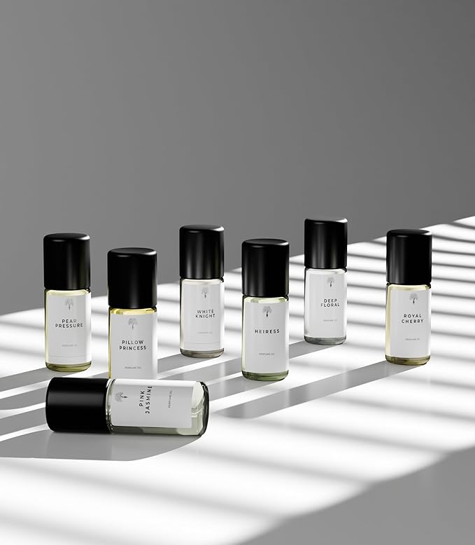 Eternal perfume Oils Travel Size Mini Mist Gift Set 7 Piece Collection perfumes for women unisex Long Lasting perfume sets for womens 7 x 3 ml/0.17 FL Oz Gift Set for Women