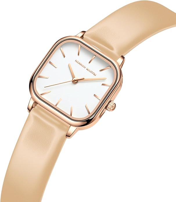 HANNAH MARTIN Watches for Women Waterproof Ladies Analog Quartz Wrist Watches Stainless Steel Band Fashion Dainty Female Watch Luxury Bracelet Diamond