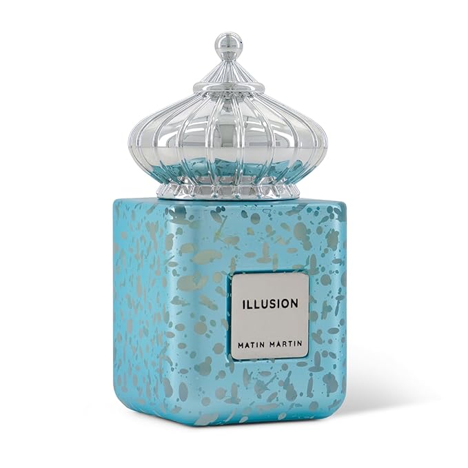 Matin Martin Illusion for Unisex - Arabian Perfume for Women & Men - Long Lasting Oriental Floral Fragrance with Musk & Vanilla Scent - Arabic Cologne - Travel Size - 3.4 oz EDP Spray