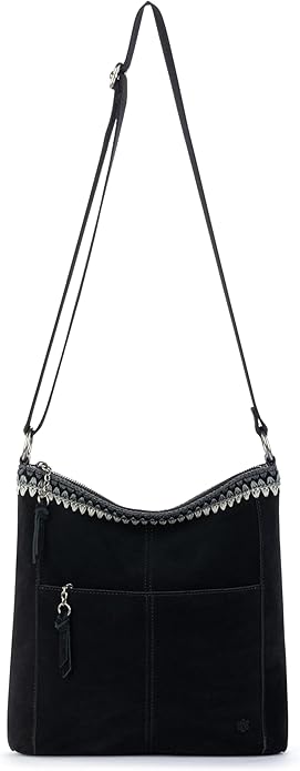 The Sak Lucia Crossbody Bag in Leather, Convertible Purse with Adjustable Strap