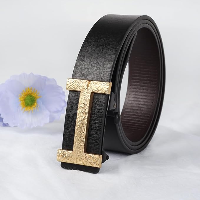 Relang Women's Belts with Gold Buckle, Fashion Waist Band, Elegant Ladies' Belt, Gift for Women