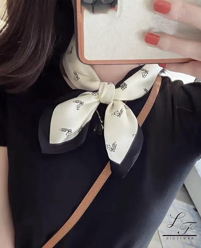 Satin Bandanas Head Scarf For Women Hair Scarves Accessories Lightweight Fashion Wrap Neck Silk Sleeping Headscarf