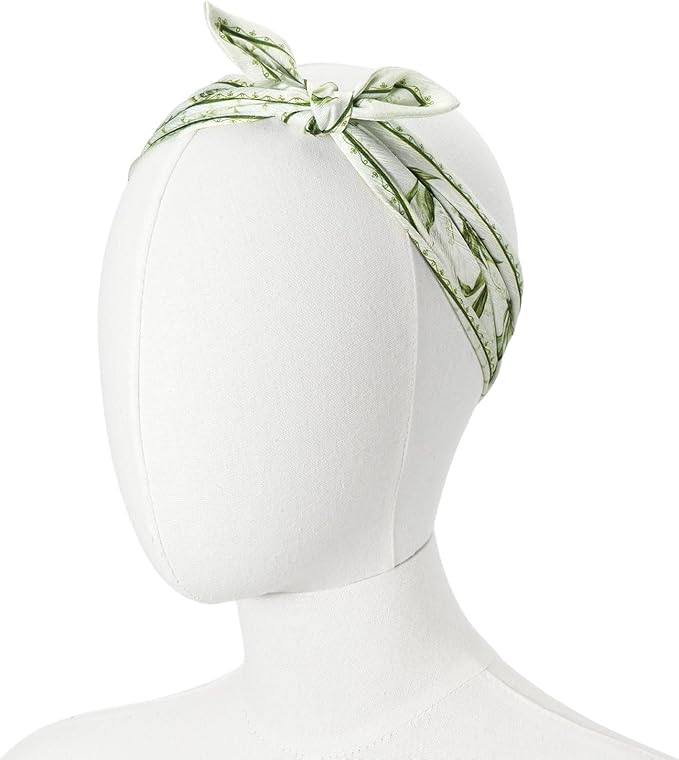 1 Pack Purse Scarf Handbags Skinny Twill Hair Scarves Narrow Neck Scarf Band Women Fashion Accessories Bag Charms