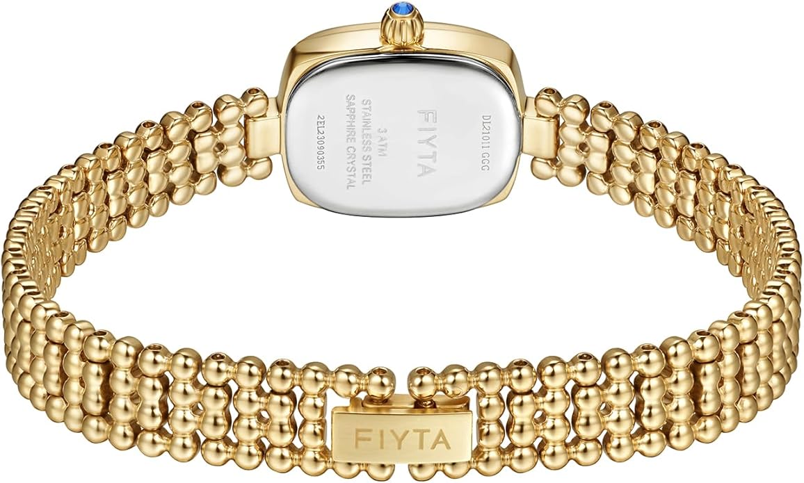 Gold Watches for Women Vintage Ladies Wrist Watches Stainless Steel Dainty Small Gold Watch with Link Removal Tools and Gift Box for Women and Love Ones