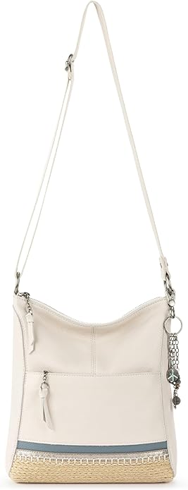 The Sak Lucia Crossbody Bag in Leather, Convertible Purse with Adjustable Strap