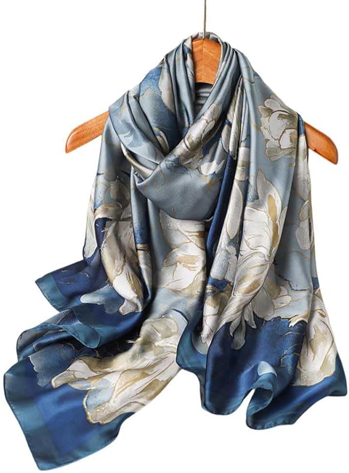 Xyueanlo Scarfs for Women Lightweight Scarves Fashion Print Floral Pattern Head Scarf Wraps Shawls