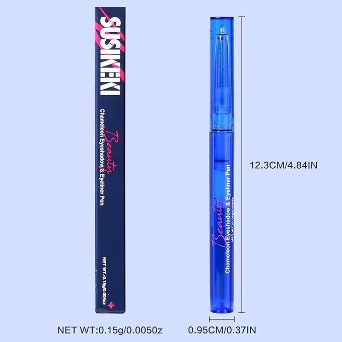 Chameleon Metallic Eyeshadow & Eyeliner Gel Pencil – Multichrome Shifting Colors Glitter Eye Makeup, Waterproof Long-Lasting Smudge-Proof Duochrome Pencil (Forest Green to Chartreuse Gold)