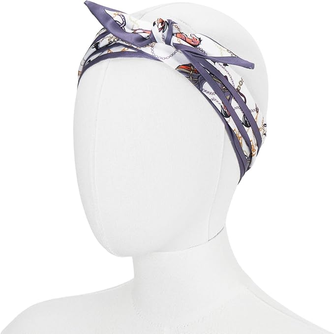 Solid Color Neck Scarf Purse Narrow Scarf Handbags Skinny Twill Hair Scarves Women Fashion Accessories Bag Charms