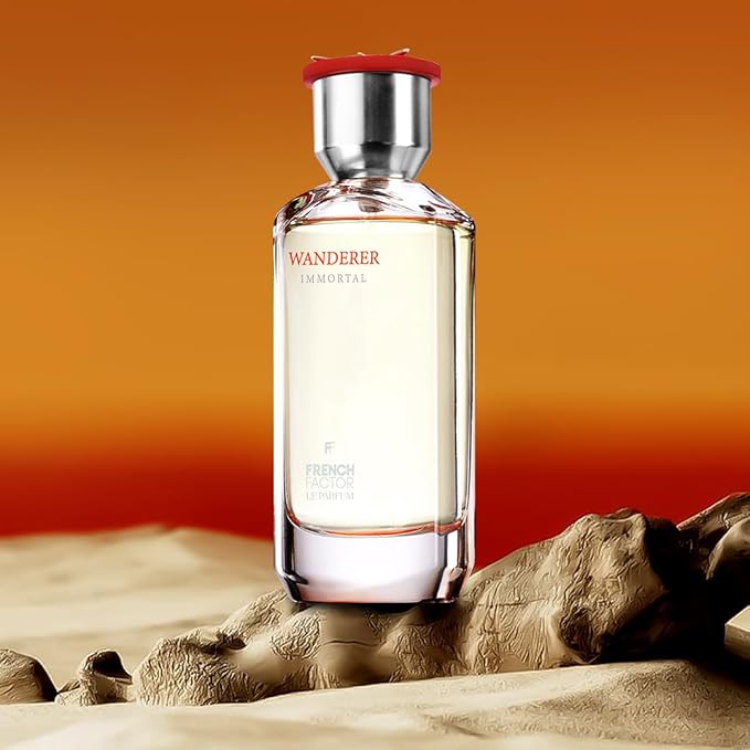 French Factor Wanderer Polaris Men’s Perfume | Premium Long-Lasting Eau de Parfum | Citrus Woody Spicy Fragrance | Elegant All-Day Cologne | 100ml (3.3 fl oz)
