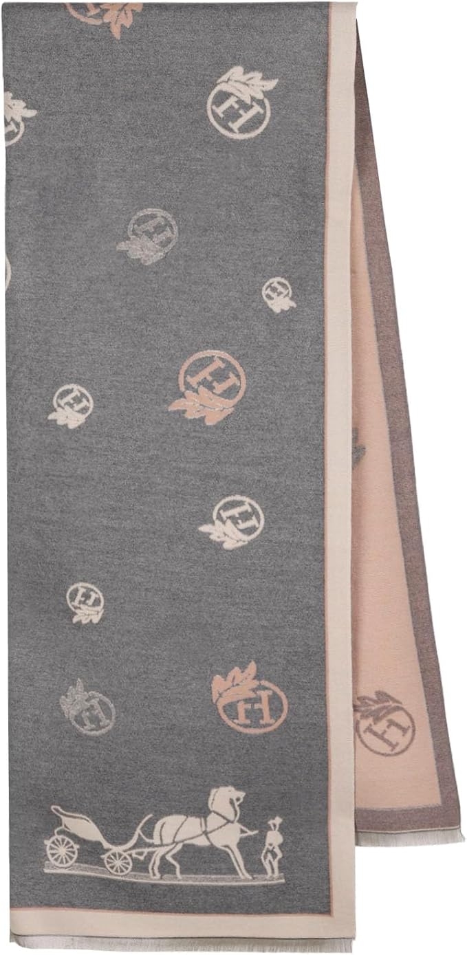 EXTREE Scarfs for Women Pashmina Silky Shawl Wrap for Evening Dressing Blanket Open Front Poncho Cape