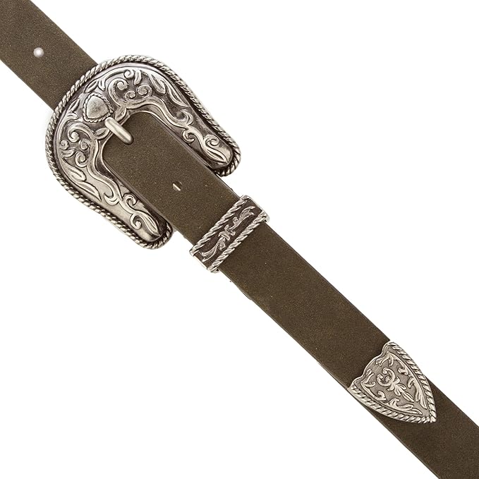 Lucky Brand Women's Western-Inspired Leather Belt | Classic | American Heritage | Casual | Vintage | Cowboy