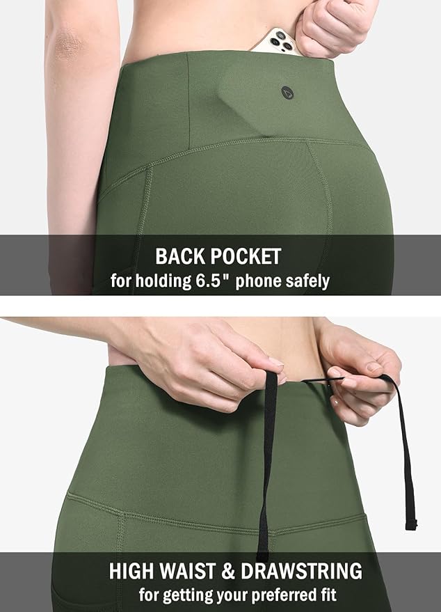 baleaf Winter Clothing Women Leggings Fleece Lined Tights Thermal Warm Thick Cold Weather Gear 1 Pockets