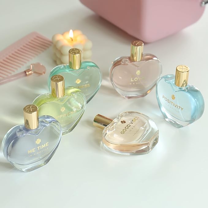 VALENTINE'S LOVE Perfume for women | Floral Sweet Fragrance | Valentine's Day Gift | Vegan Heart Shaped Perfume 75ml - 2.5 fl oz.