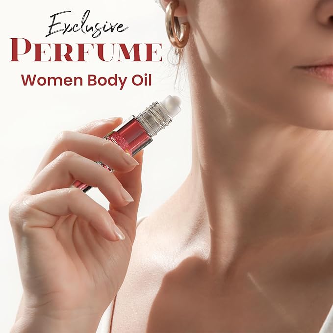 Candy Apples In Winter Perfume Fragrance Body Oil, Candy Apple and Orange, Long Lasting, Travel Size
