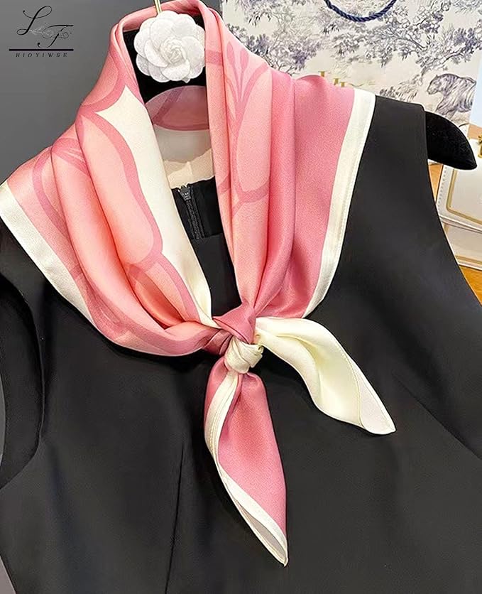 Satin Bandanas Head Scarf For Women Hair Scarves Accessories Lightweight Fashion Wrap Neck Silk Sleeping Headscarf