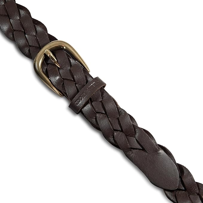 Eddie Bauer Women's Casual Leather Belts with Durable Metal Buckle