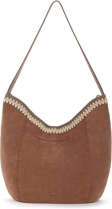 The Sak Sequoia Hobo Bag - Premium Large Leather Women's Handbag for Everyday & Travel - Durable Purse With Zipper Pocket