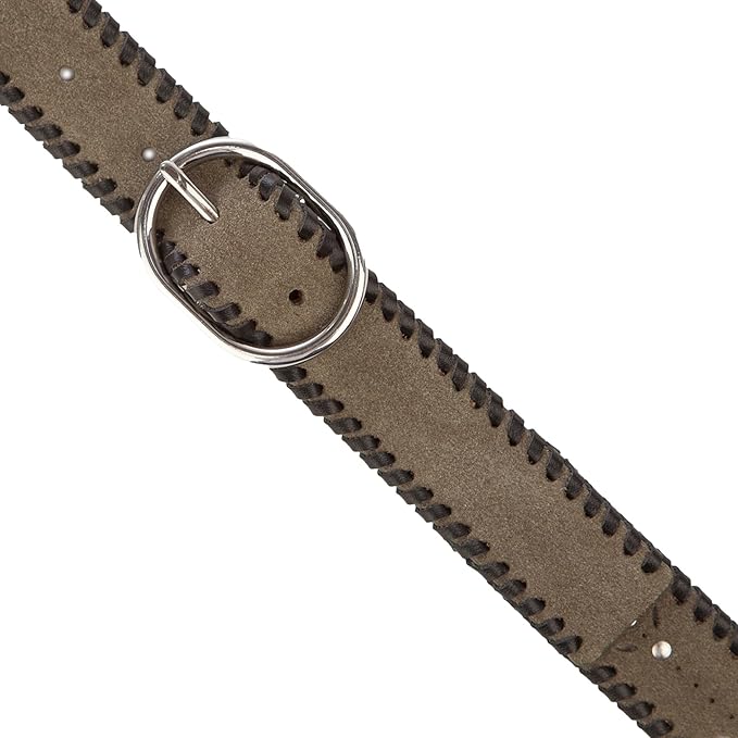 Lucky Brand Women's Embroidered Leather Belt | Stylish | Classic | Western-Inspired | American Heritage | Jean | Pant