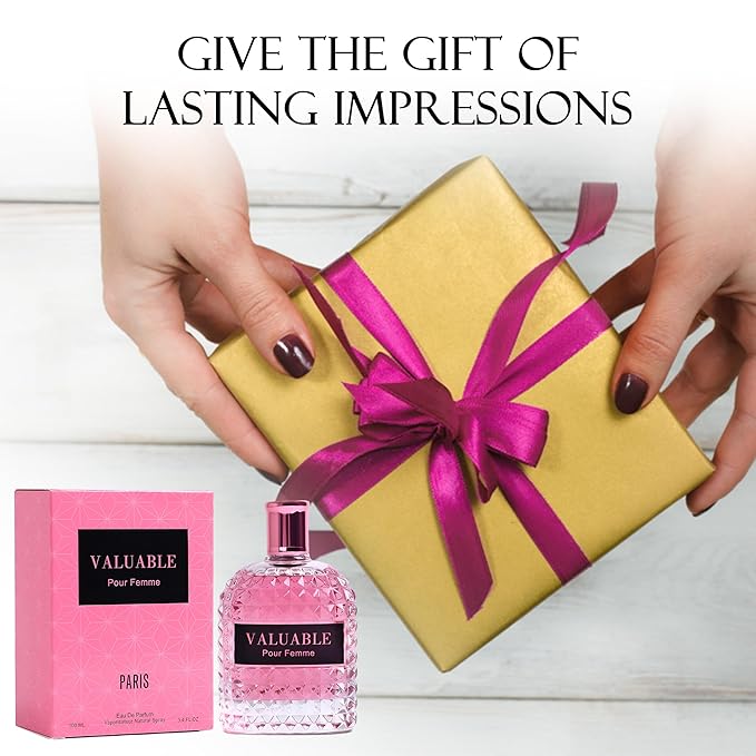 Valuable Women Perfume–Bold & Sophisticated Scent Eau De Parfum With Citrus,Spice,And Woody Notes Long Lasting Natural Spray Fragrance 3.4 Fl Oz