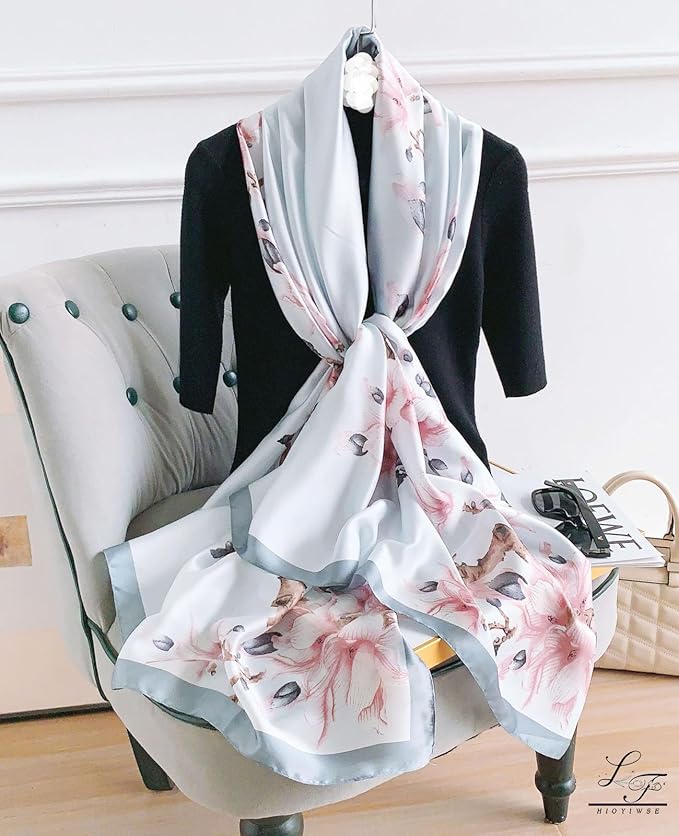 Shawl Scarf For Women Lightweight Scarves Floral Pattern Formal Evening Dressesformal Shawl Summer Wraps