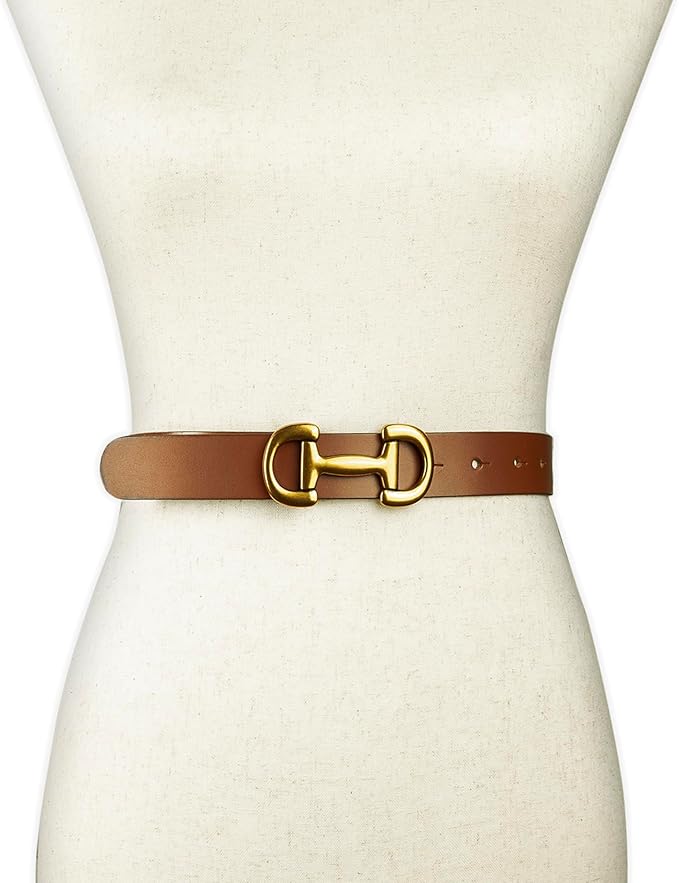 Lucky Brand Women's Fashion Leather Belt | Stylish | Trend | Classic | Modern | Jean | Pant | Skirt | Dress
