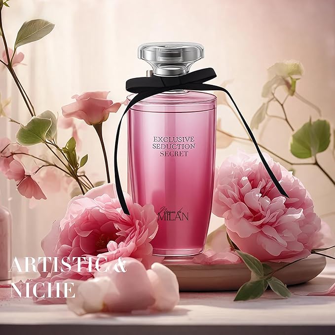 EXCLUSIVE SEDUCTION, Women Perfume, Long Lasting EDP, Sweet and Alluring, Romantic Fragrance for Evening and Special Occasions, 3.4 Fl Oz