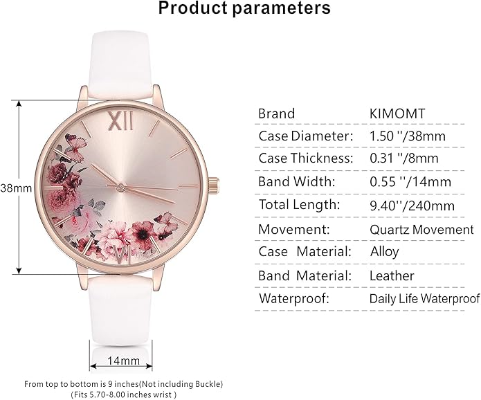 Women's Watches Leather Band Luxury Quartz Watches Waterproof Fashion Creative Wristwatch for Women Ladies