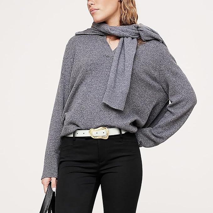 Black Belt for Women Stylish Gold Buckle Fashion Leather Waist Belt Perfect for Jeans and Dresses