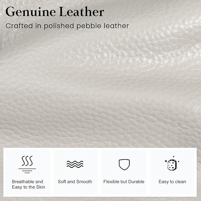 befen Genuine Leather Crossbody Bags for Women, Medium Anti-Theft Shoulder Purse with Built in RFID Wallet for Travel