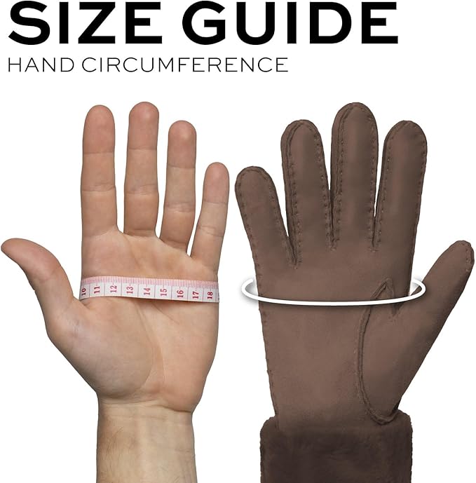 UGG womens Turn Cuff Water Resistant Sheepskin Gloves