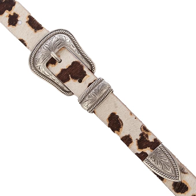 Lucky Brand Women's Western-Inspired Leather Belt | Classic | American Heritage | Casual | Vintage | Cowboy