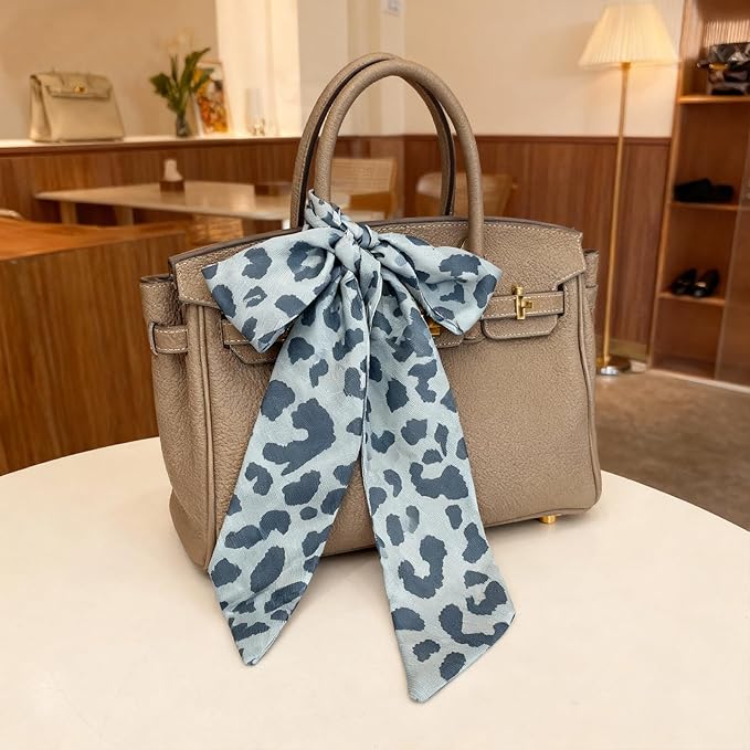 Purse Scarf for Women, Multifunctional Skinny Scarf for Bags Hair Neck Fashion Accessories