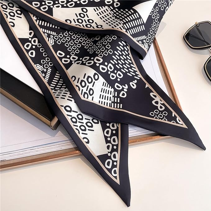 Hair Scarf for Women Silky Satin Headscarf Neck Scarves for Handbag Accessory