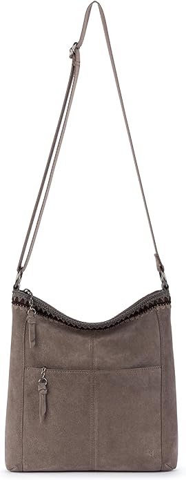 The Sak Lucia Crossbody Bag in Leather, Convertible Purse with Adjustable Strap