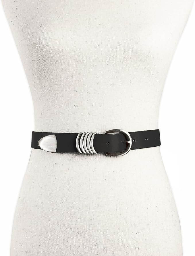 Lucky Brand Women's Fashion Leather Belt | Stylish | Trend | Classic | Modern | Jean | Pant | Skirt | Dress