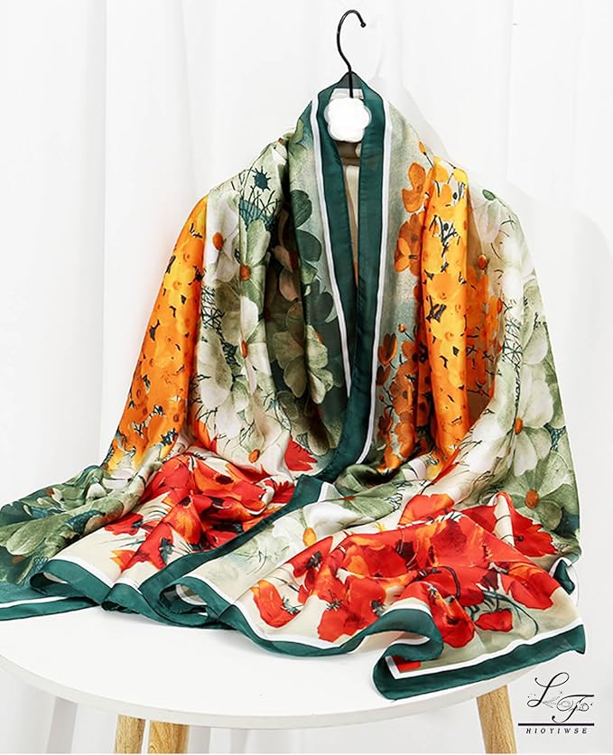 Shawl Scarf For Women Lightweight Scarves Floral Pattern Formal Evening Dressesformal Shawl Summer Wraps