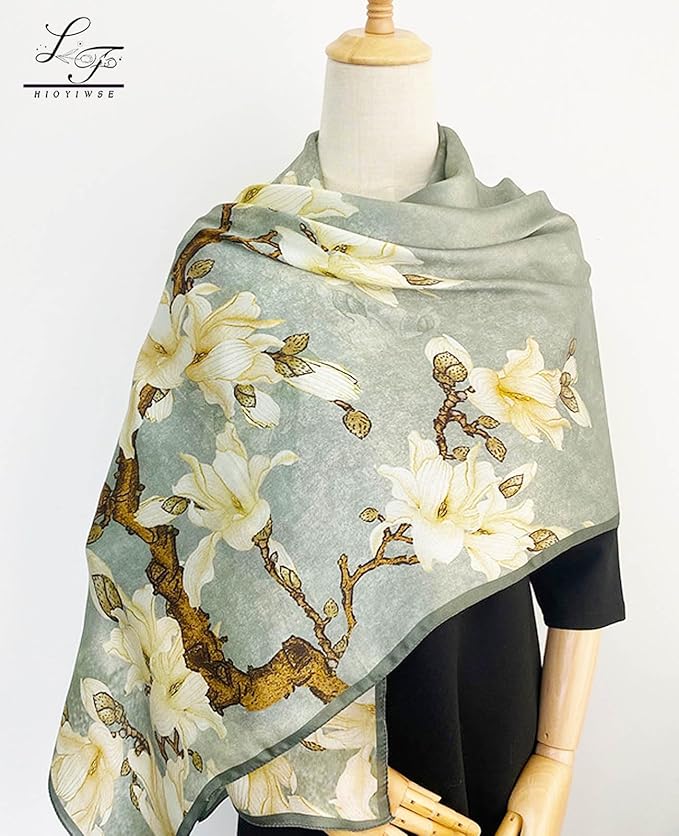 Shawl Scarf For Women Lightweight Scarves Floral Pattern Formal Evening Dressesformal Shawl Summer Wraps